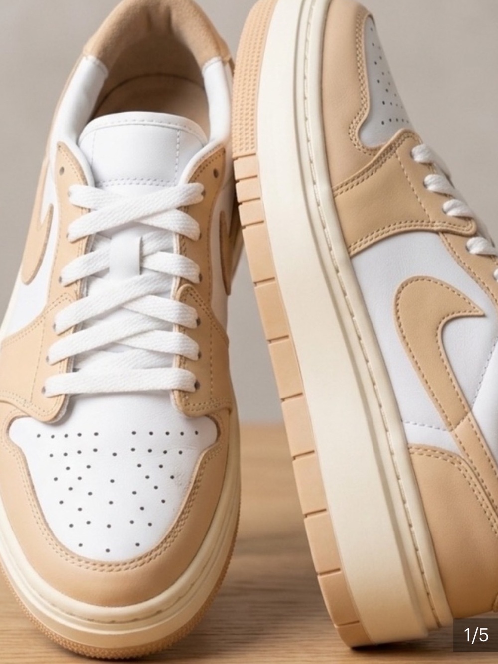 Nike Air Jordan 1 Elevate Low Women's Sneakers "White
Onyx" - Size 8